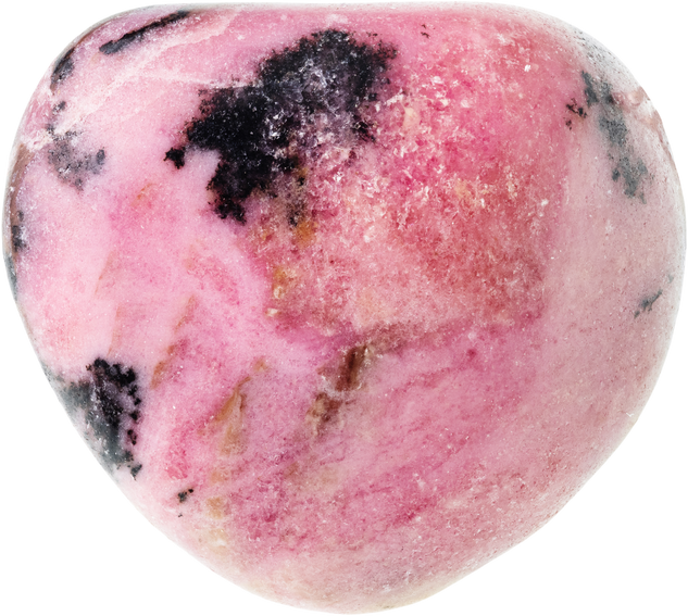 Polished Rhodonite Gemstone Cutout